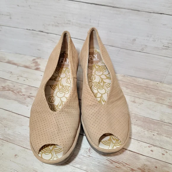 Fly London Yuri perforated Wedges - Picture 5 of 13